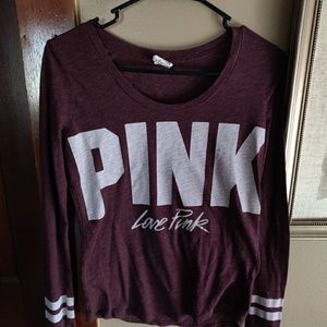 XS maroon PINK shirt